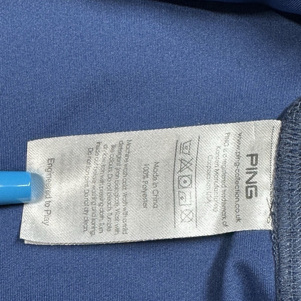 Ping‎ SensorCool 1/4 Zip Pullover XL Blue Golf Performance Shirt - Picture 3 of 9